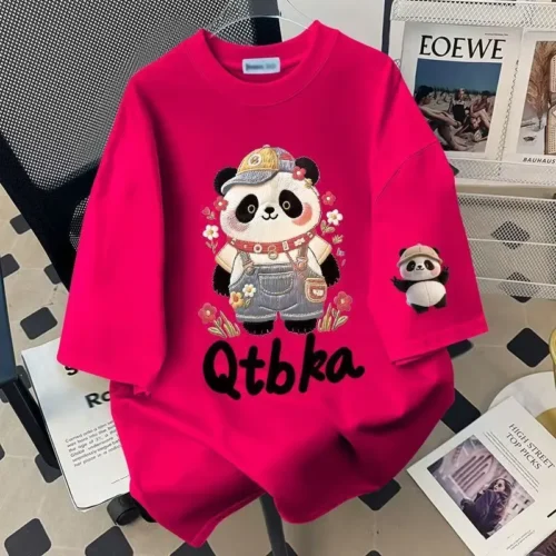 11 100%纯棉重磅复古爆款双面印花男女情侣短袖t恤夏宽松美式