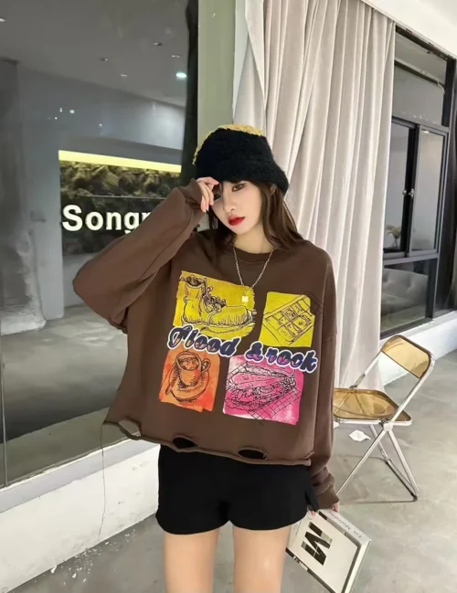 100%纯棉国潮个性圆领短袖t恤男女夏季爆款网红百搭情侣上衣