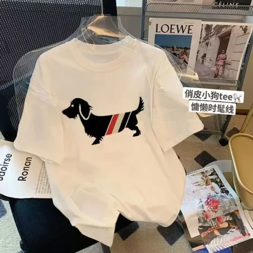 100%纯棉纯美系风个性百搭圆领短袖t恤男女夏季爆款休闲显瘦