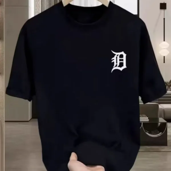 100%纯棉大码透气男款网红气领短袖t恤夏季爆款休闲百搭