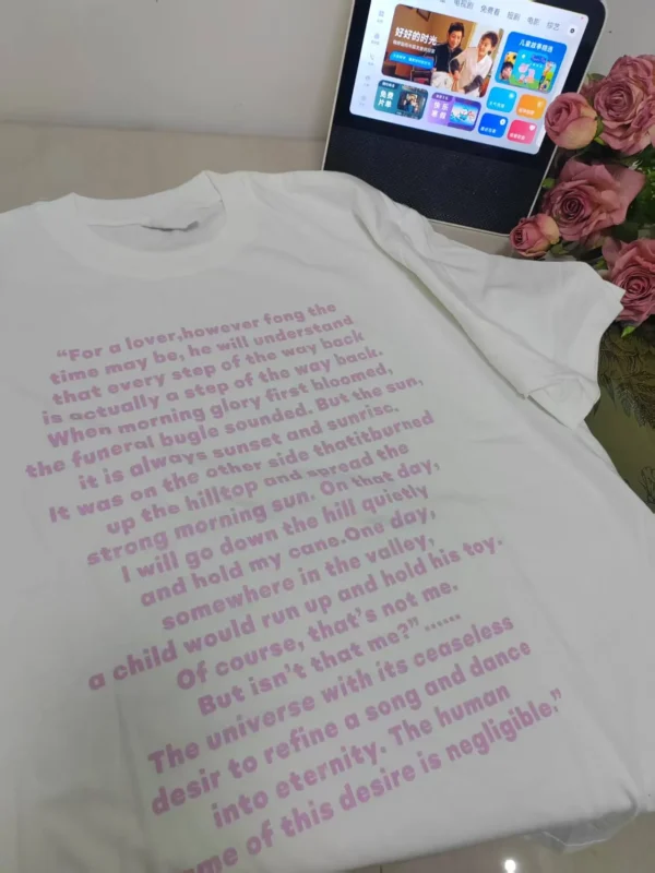 100%纯棉杂志版字母高级网红款圆领短袖t恤男女夏季爆款