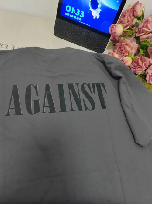 100%纯棉爆简单字母薄款宽松款透气显瘦高级感减龄爆款