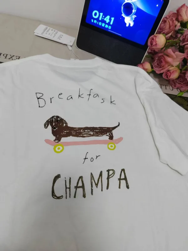 100%纯棉腊肠狗滑板2026款爆款透气显瘦高级感减龄爆款