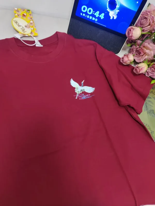 100%纯棉洋气透气男女同款百搭透气网红款圆领短袖t恤