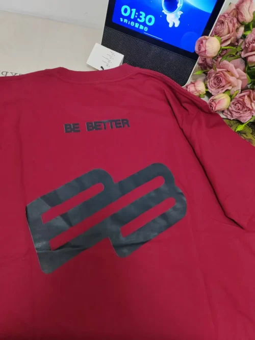 100%纯棉前后图字母宽松透气显瘦高级感减龄爆款圆领透气