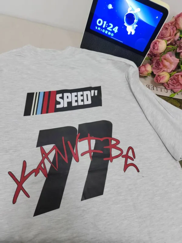 100%纯棉高级男生爆款透气显瘦高级感减龄爆款圆领透气