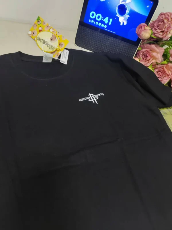 100%纯棉小图简单百搭透气网红款圆领短袖t恤男款