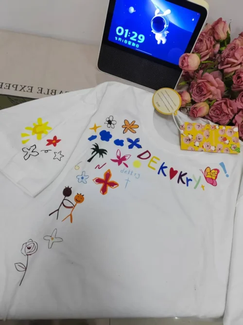 100%纯棉多图百搭高级透气显瘦高级感减龄爆款圆领透气