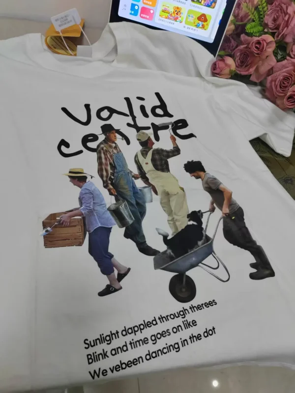 100%纯棉韩版派对透气网红款圆领短袖t恤男女夏季爆款