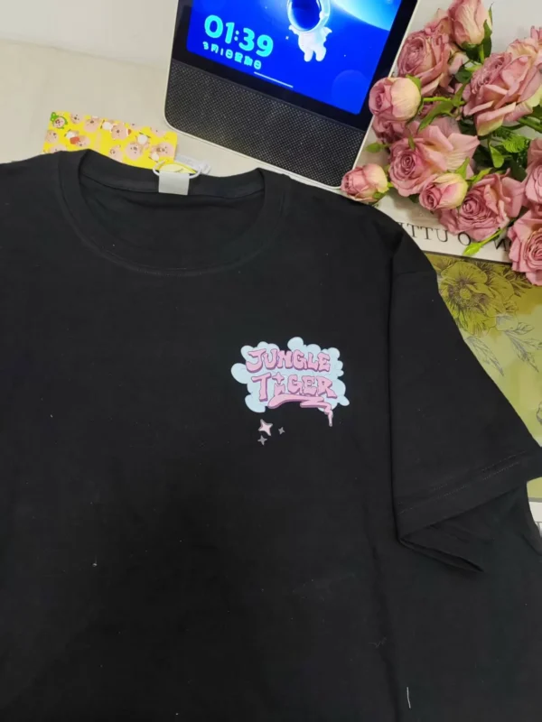 100%纯棉爆款网红大码显白透气显瘦高级感减龄爆款