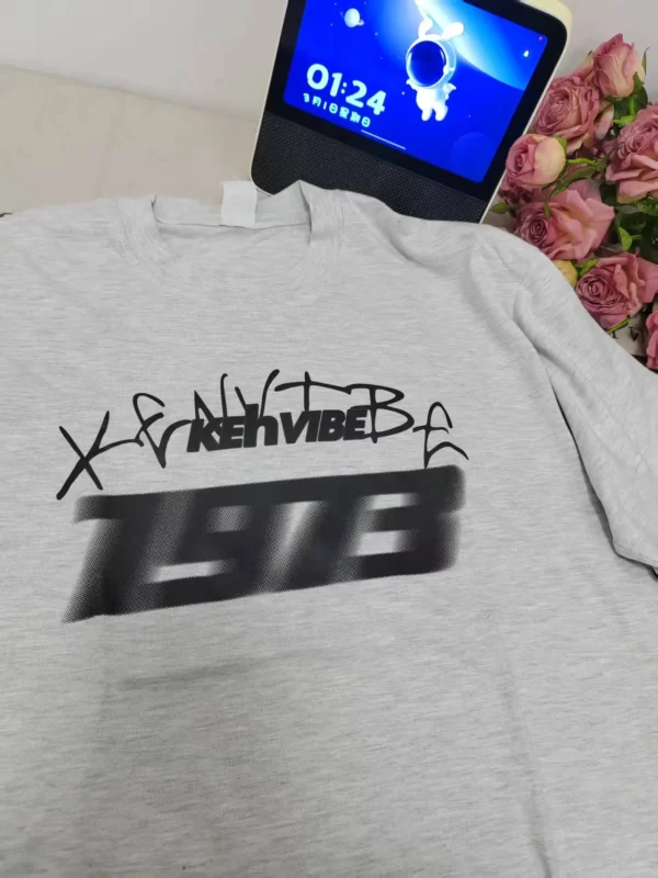 100%纯棉高级男生爆款透气显瘦高级感减龄爆款圆领透气