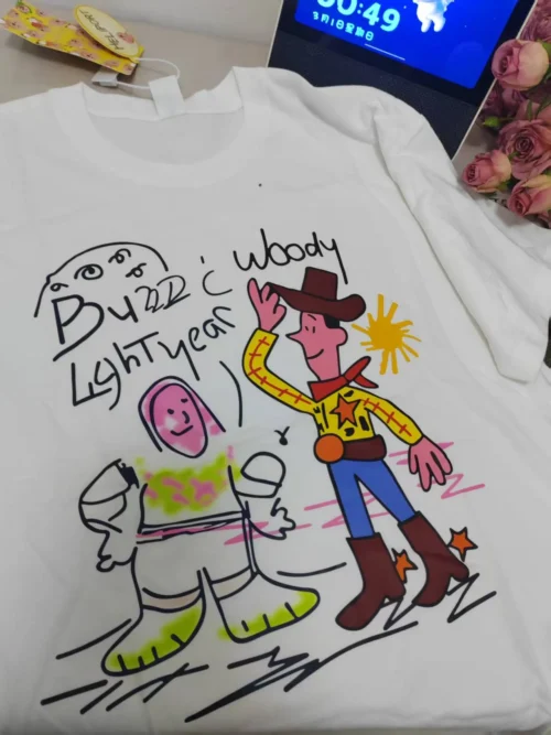 100%纯棉百搭透气网红款圆领短袖t恤男女夏季爆款