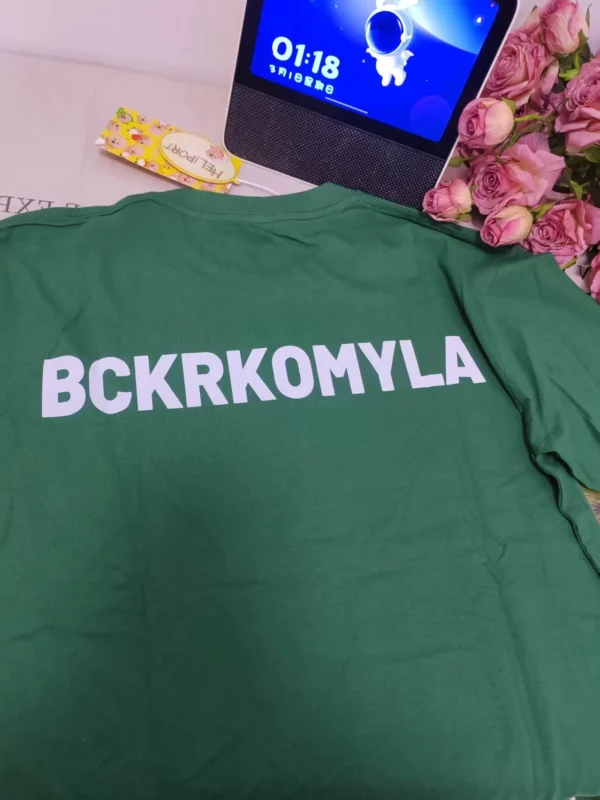 100%纯棉多图字母简单高级大码透气显瘦高级感减龄爆款圆领透气