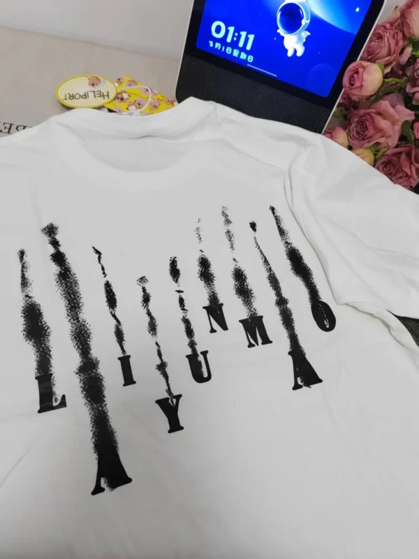 100%纯棉流星字母透气显瘦高级感减龄爆款圆领透气