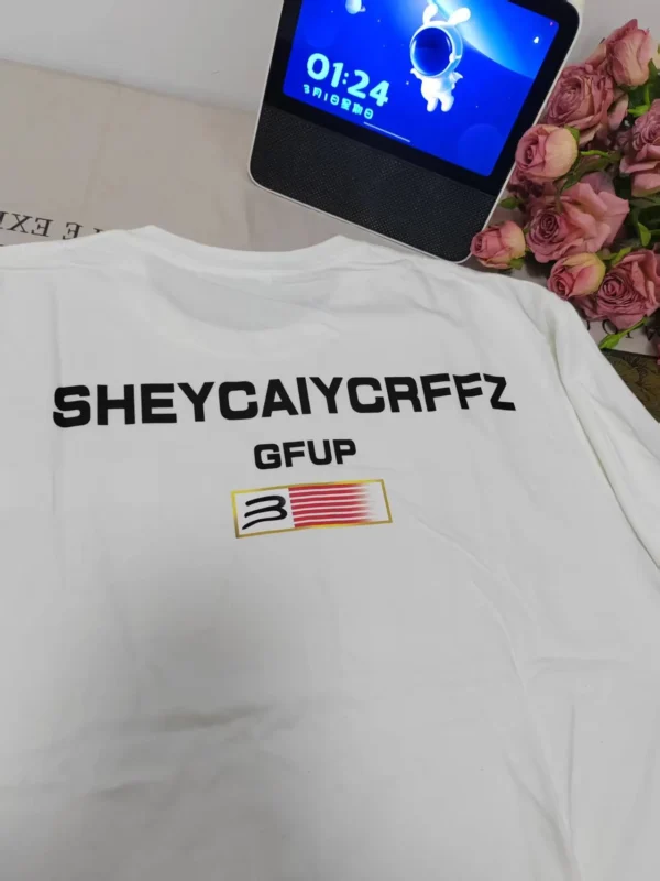 100%纯棉前后图百搭简单透气显瘦高级感减龄爆款圆领透气