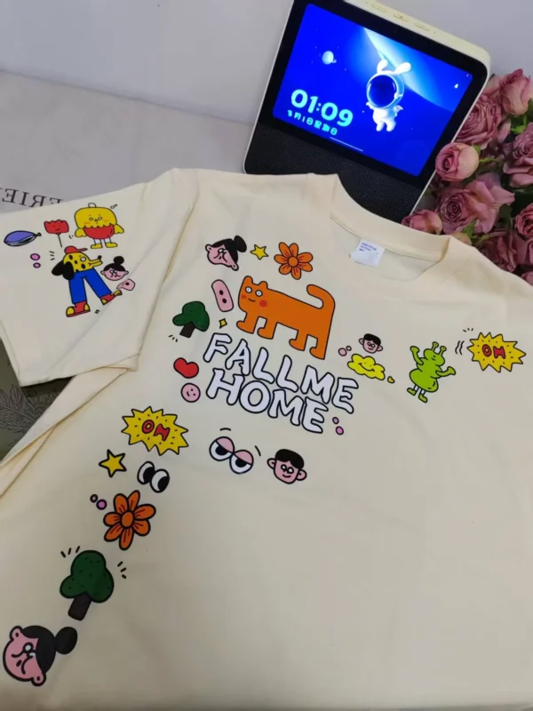 100%纯棉多图网红2026新款透气显瘦高级感减龄爆款圆领透气