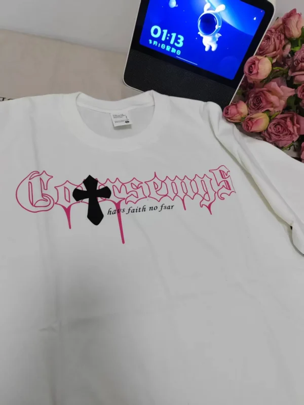 100%纯棉男女同款热销款气显瘦高级感减龄爆款圆领透气